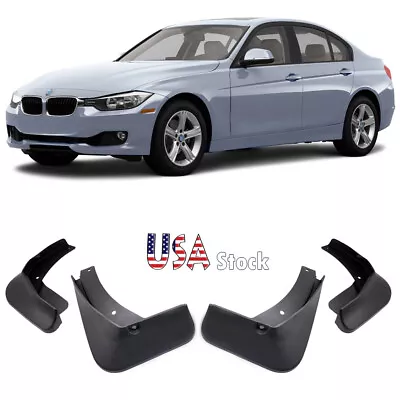 $56.39 • Buy Car Mudguard Mud Flaps Splash Guards New For BMW 3-Series Sedan 2012-2018
