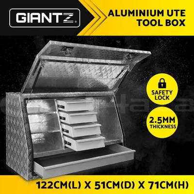 $789.95 • Buy Giantz Aluminium Toolbox Ute Tool Box Drawers Storage Truck Canopy Trailer Locks