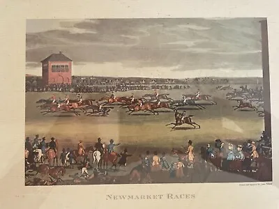 James Pollard Newmarket Races 1909 Print In Frame • £100