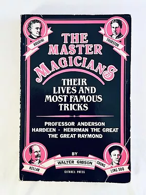 The Master Magicians (Walter Gibson) Paperback - USED • $10.87