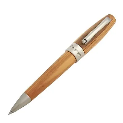 Montegrappa Heartwood Olive Wood And Stainless Steel Ballpoint Pen ISFOWBIO • $199