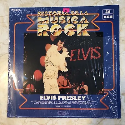 Elvis Presley Historia De La Musica Rock 1982 Spain Press LP VG++ Vinyl/VG+ Cov • $14.99