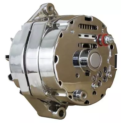$119.88 • Buy New Chrome Street Rod Gm High Output Alternator Fits 1-one Wire Self Energizing