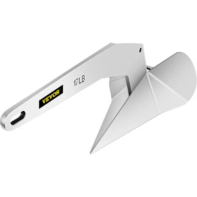 $126.99 • Buy Boat Wing Anchor 17 Lb Stainless Steel Anchor For 22-38 FT Boat Non-Hinged Plow