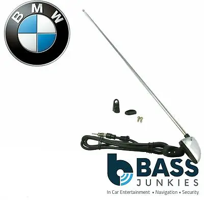 £11.95 • Buy BMW Universal Stainless Steel Pillar Mount AM/FM Car Radio Aerial Antenna