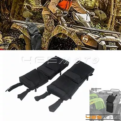 2-Pack Black Fender Bags Accessory ATV 4-Wheeler Tank Saddle Bags Hunting Bags • $32.99