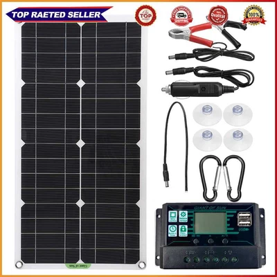 £25.82 • Buy Solar Panel 12V 250W High Efficient Solar Panel Kit Waterproof And Stainless Sola