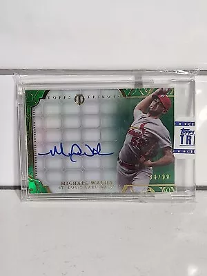 2015 Topps Tribute Autographs Green #TAMW Michael Wacha St Louis Cardinals 64/99 • $12.99