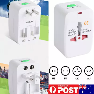 $14.89 • Buy Universal Travel Adapter International Outlet Adaptor Power Charger AC Wall Plug