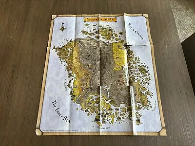 Vvardenfell Map From Elder Scrolls Morrowind MAP ONLY 2002 • $10