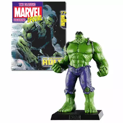 Classic Marvel Figurine Collection Special Magazine & Figure The Incredible Hulk • $44.99