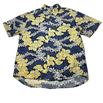 Hawaiian Shirt Size XL Boho Floral Summer Beach Holiday Ibiza Party Grunge Retro • £19.95