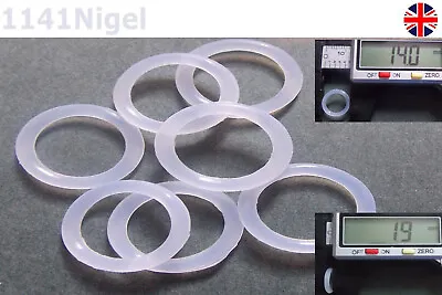 £1.95 • Buy 14mm OD  1.9mm CS O Rings Seal Silicone VMQ Sealing O-rings Washers UK  Last Few