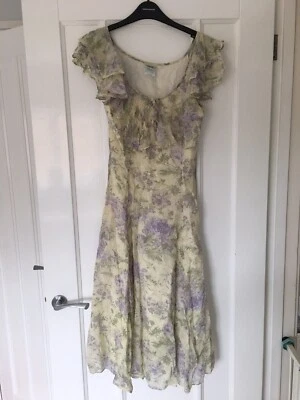 £8.99 • Buy Laura Ashley Floral Dress Size 10