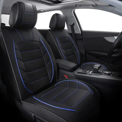 For VW Volkswagen Golf Jetta Passat Luxury Leather 2/5 Car Seat Covers Cushion • $99.08