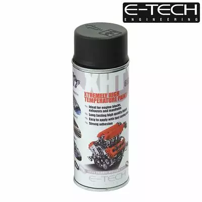 BLACK E-Tech 400ML Extremely High Temperature Paint XHT VHT Exhaust • $16.36