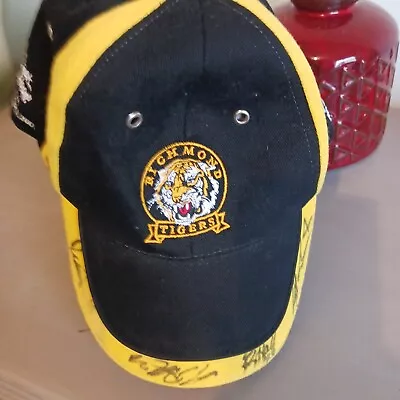 Richmond Tigers Football Silver Members Cap Signed Mid 2000's • $24.99