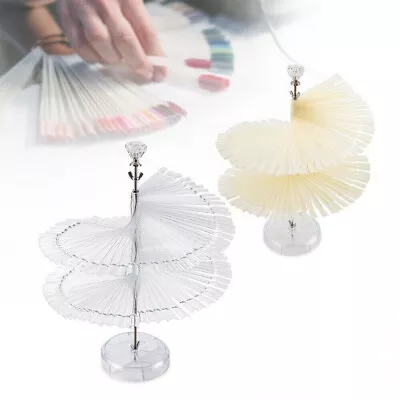 120Pcs Nail Tips Art Display Stands DIY Gel Polish Showing Spiral Shelf Holder • $9.49