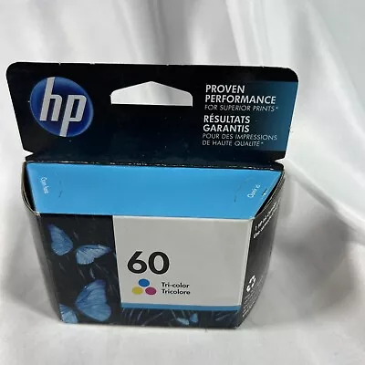 Genuine HP 60 Tri-Color Ink Cartridge CC643WN DeskJet Expired New Sealed-2 • $12