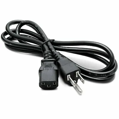 6ft Computer Power Supply Ac Cord Cable Wire For Hp Dell Acer Desktop Pc System • $1.99