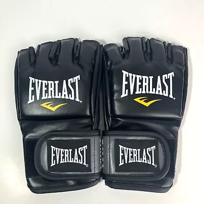 Everlast MMA Training Sparring Grappling Gloves Black S/M • $15