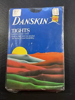 Danskin Tights Vintage 80s Style 69 Size B Black  • $20