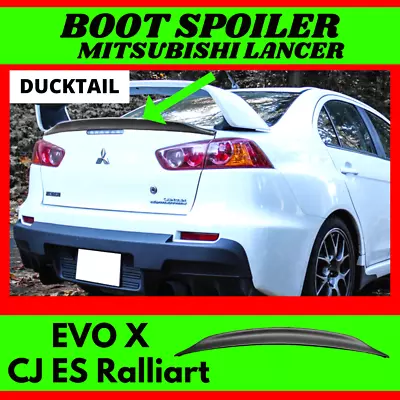 $99 • Buy Rear Ducktail Spoiler FOR Mitsubishi Lancer EVO X CJ ES Ralliart Boot Wing Tail