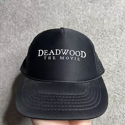 RARE Cast & Crew DEADWOOD THE MOVIE Hat Rope Trucker Snapback Promo Cap • $50
