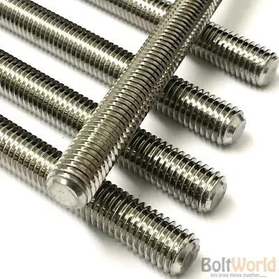 £150.55 • Buy 1 METRE (1000mm) LENGTHS Of A4 MARINE GRADE STAINLESS THREADED ROD BAR STUDDING