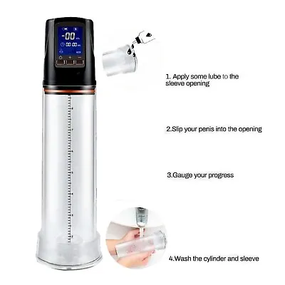 Electric Automatic Penis Enlargement Pump Rechargeable Enlarger Cock Extender AU • $58