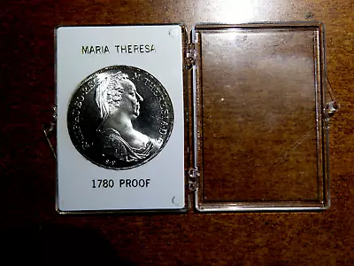 Austria Gem Silver Mirror Surfaces Proof  1780 Maria Theresia Thaler Restrike F1 • $35