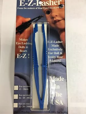$7.95 • Buy E-Z-Lasher Tool For Fitting Eyelashes: Doll And Teddy Bear Eye Sizes 12 - 14 Mm