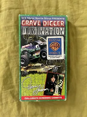 GRAVE DIGGER DOMINATION VHS Video Monster Truck Movie 2001 • $5