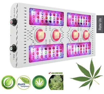 Maxbloom X8 Plus 800w Led Cree Cob Grow Light 12-Brand Full Spectrum Veg Bloom • $127