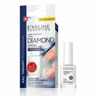 Eveline  Diamond Hardening Nail Conditioner -Protects Strengthens 12ml • £5.79