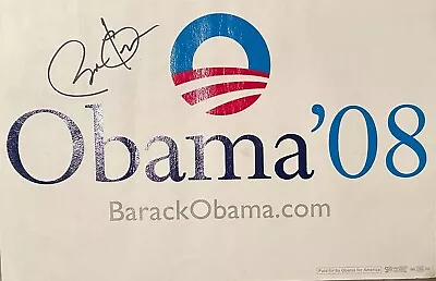 2008 Signed Barack Obama Poster - COA • $799