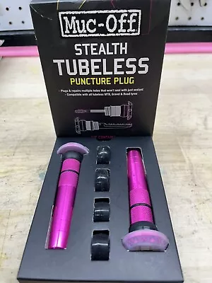 Muc-Off Stealth Tubeless Puncture Plug Kit- Pink • $18.99