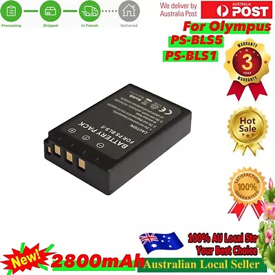 PS-BLS5 BLS-5 BLS5 BLS-50 BLS50 Battery For E-PL6 E-PL7 E-PM2 OM-D E-M10 II • $15.90