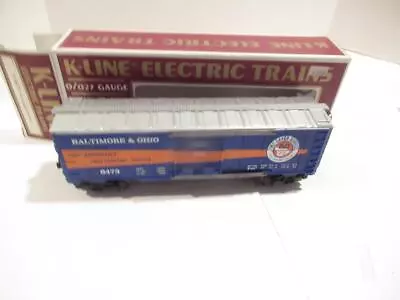 K-line Trains - 0/027  - K-6473 - Baltimore & Ohio Boxcar - Ln- Bxd - Sh • $23.90