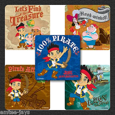 Jake And The Neverland Pirates Stickers X 5 Party Supplies Loot Bag Favours Idea • £1.76