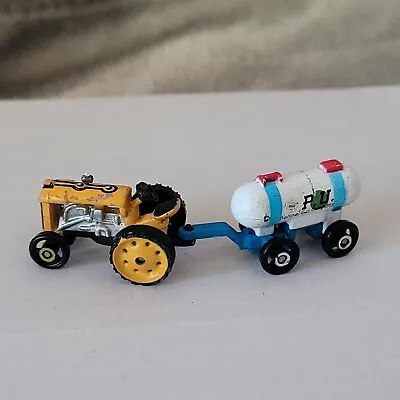 Vintage Micro Machines Classic Tractor & Tanker Trailer 1  Vehicle Galoob 1989 • $14.99