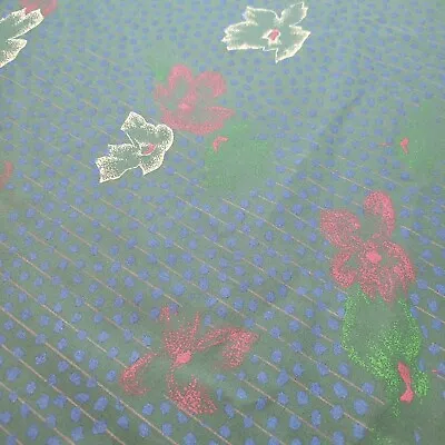 100% Cotton Vintage Novelty Floral Dress Material Craft Quilting Fabric 44   • £6.58