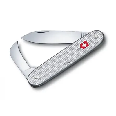 Discontinued Victorinox Pruner 93mm Silver Alox Swiss Army 2 Knife Multi-Tool • $99