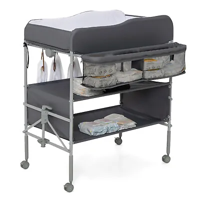 Foldable Infant Diaper Changing Station Portable Baby Changing Table Newborn • £79.95