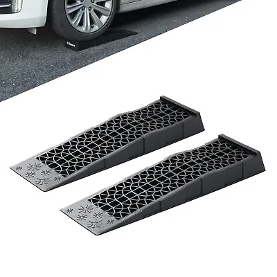 Donext Ramps Low Profile Plastic Car Service Ramps 3 Ton Truck Vehicle - 2 Pack • $37.99
