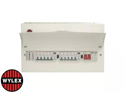 Wylex 13 Way Amend 3 Metal Clad Dual RCD Board Consumer Unit With SPD WNM1773  • £128