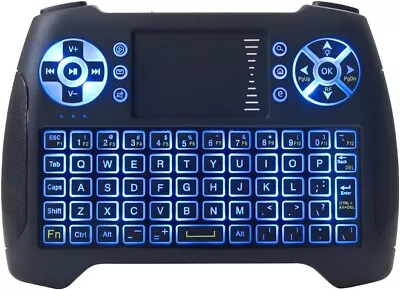 2.4Ghz T16 Mini Backlit Wireless Keyboard Air Fly Mouse With Touchpad • $12