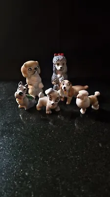 £10 • Buy Lovely Selection Of WADE Porcelain Disney Dog Characters Figurines Vintage