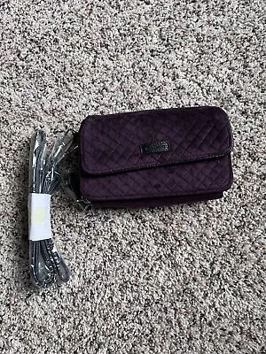 Vera Bradley 3-In-1 Crossbody RFID Blackberry Wine New • $50