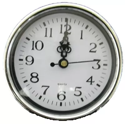 $15 • Buy  Wall Clock Silver 100mm Quartz Caravan JAYCO  Motorhome BOAT ALAM VEHICLE PARTS